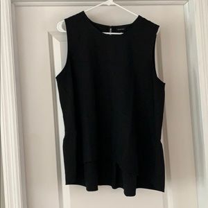 Plain black tank shell